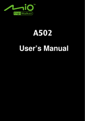 Mio DigiWalker A502 User Manual