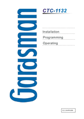 Gardsman CTC-1132 Installation & Operating Manual