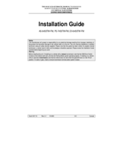 Autostart AS-6450TW-FM Installation Manual