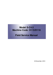 Ricoh D115 Field Service Manual