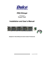 Dulce Systems PRO RXmpd Installation And User Manual
