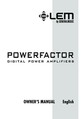 LEM POWERFACTOR 5 Owner's Manual