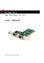 CAN PCAN-PCI User Manual