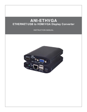 A-Neuvideo ANI-ETHVGA Instruction Manual