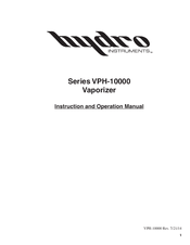 Hydro Instruments VPH-10000 Series Instruction And Operation Manual