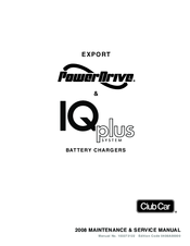 Club Car 2008 Export Battery Charger Maintenance Service Manual