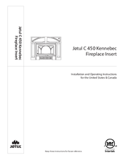 Jøtul C 450 Kennebec Installation And Operating Instructions For The United States & Canada