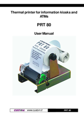 Custom Audio Electronics PRT 80 User Manual