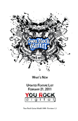 Your Rock Guitar 1000 Quick Manual