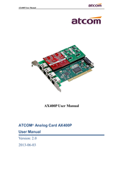 atcom AX-400P User Manual
