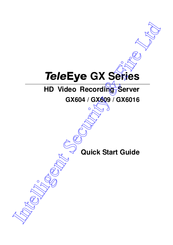 TeleEye GX609 Quick Start Manual