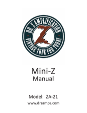Dr. Z Amplification ZA-21 Mini-Z Manual