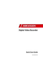 Hikvision Ds 78hghi Sh Manuals Manualslib