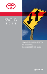 Toyota 2012 RAV4 EV infotainment system Quick Reference Manual