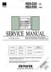 Aiwa NSX-D20 Service Manual