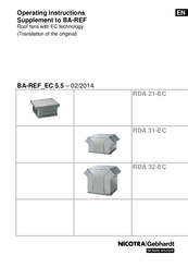 Nicotra RDA 31-EC Operating Instructions Manual
