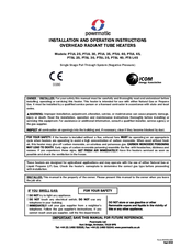 Powrmatic PTUL 25 Installation And Operation Instructions Manual