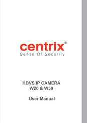 Centrix W20 User Manual