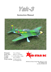 Red Star RC Yak-3 Instruction Manual