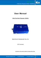 Redutelco PODRP20 User Manual
