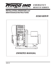 Winco EC6010DR/R Installation, Operation And Maintenance Instructions