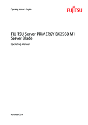 Fujitsu Primergy BX2560 M1 Operating Manual