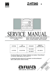 Aiwa CX-ZHT540 Service Manual