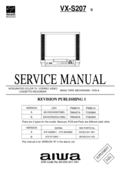 Aiwa VX-S207 Service Manual
