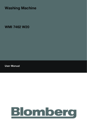 Blomberg WMI 7462 W20 User Manual