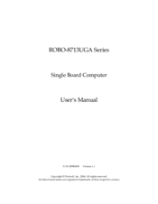 Portwell ROBO-8713SGA User Manual