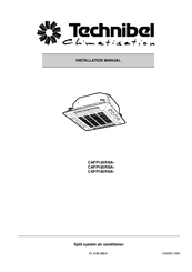 Technibel CAFP125R5IA Series Installation Manual