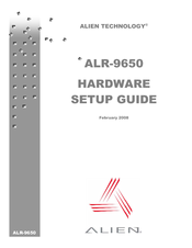 Alien ALR-9650 Hardware Setup Manual