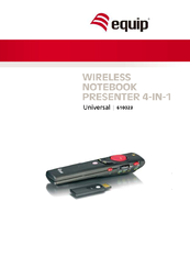 Equip Wireless Notebook Presenter 4-in-1 Manual