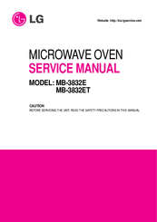 LG MB-3832E Service Manual