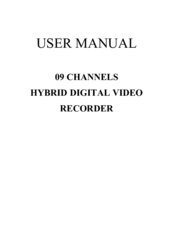 Hunt HBR-09EE User Manual