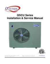 Quietside QSCU-601 Installation & Service Manual