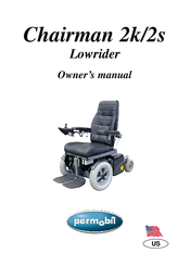 Permobil Chairman 2k Lowrider Owner's Manual