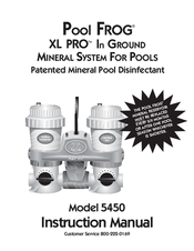 Pool Frog Pool Frog XL PRO 5450 Instruction Manual