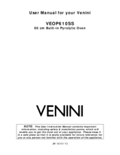 Venini VEOP610SS User Manual