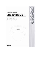 Ganz ZN-D100VE Installation Manual