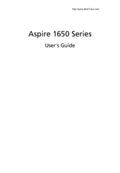 Aspire 1650 Series User Manual