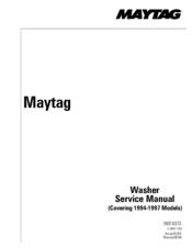 Maytag Performa LAW2400 Service Manual