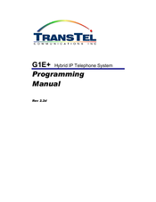 TransTel Communications G1E Plus User Manual