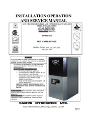 Camus Hydronics TH082 Installation, Operation And Service Manual