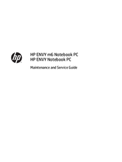 HP ENVY Maintenance And Service Manual