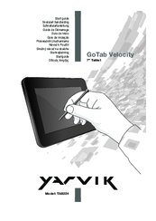 Yarvik GoTab Velocity TAB224 Start Manual