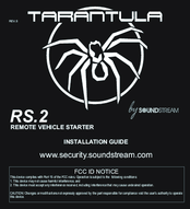 Soundstream TARANTULA RS.2 Installation Manual