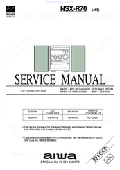 Aiwa NSX-R70LHS Service Manual