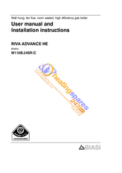 Biasi RIVA ADVANCE HE M110B.24SR User Manual