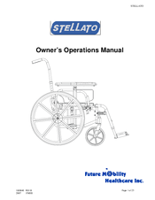 Future Mobility Healthcare Stellato Owner's Operation Manual